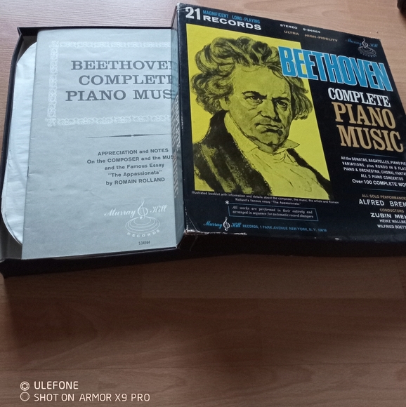 Beethoven Complète Piano Music 21 Record Vinyl - Picture 3 of 10